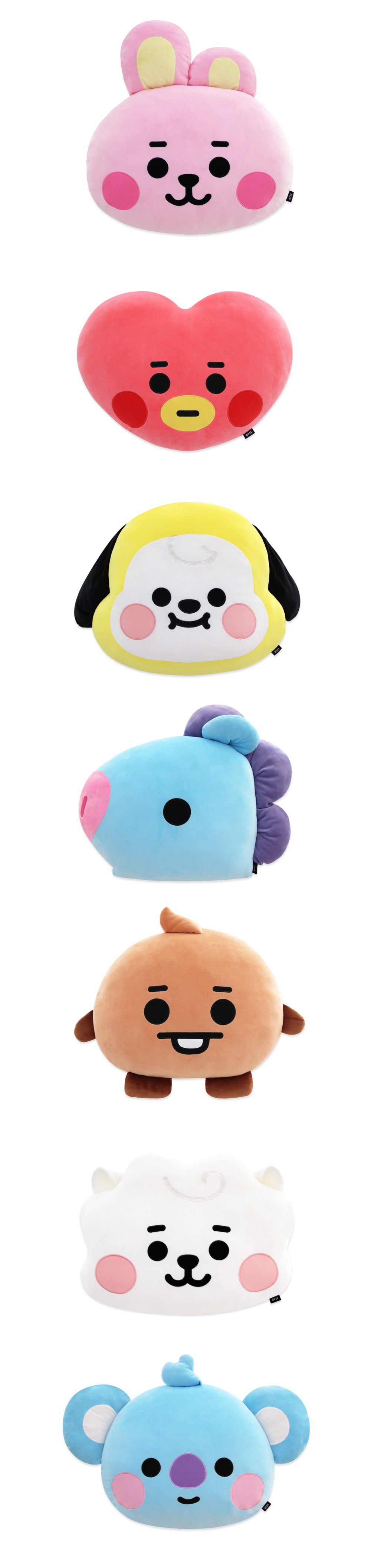 bt21 comfortable big cushion